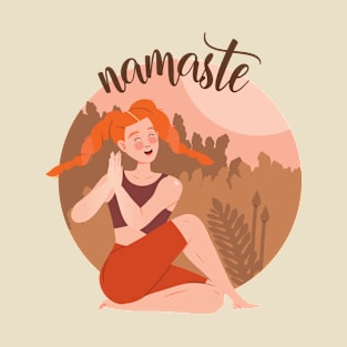 Namaste Yoga Workout Meditation Yoga Yoga Instructor Hatha Yoga T-Shirt