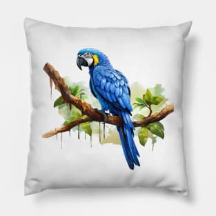 Hyacinth Macaw Pillow