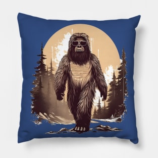 Dope Sasquatch in Nature Pillow