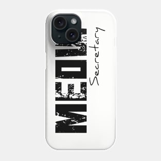 Meow secretary Phone Case