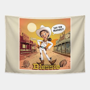 Blessie - The Joy Story Cowgirl Tapestry