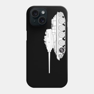 Very beautiful T-34-85, classic tank Phone Case