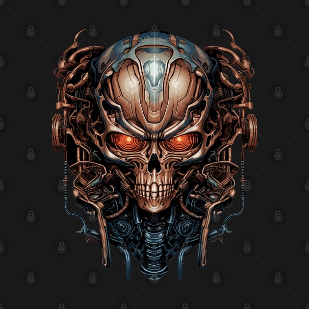 Alien BioMechanical Skull by Atomic Blizzard