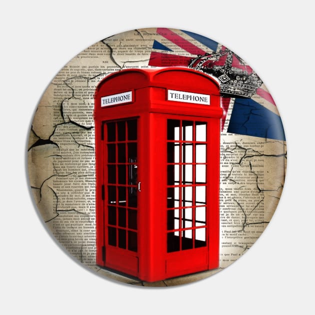 1980s rustic dark academia union jack retro london telephone booth Pin by Tina