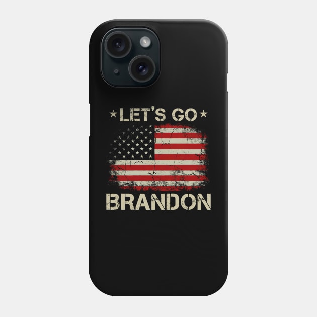 Let's Go Brandon Patriot US Flag Phone Case by Hongana