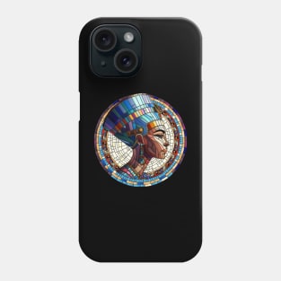 Egyptian Nefertiti -Mosaic Art Phone Case