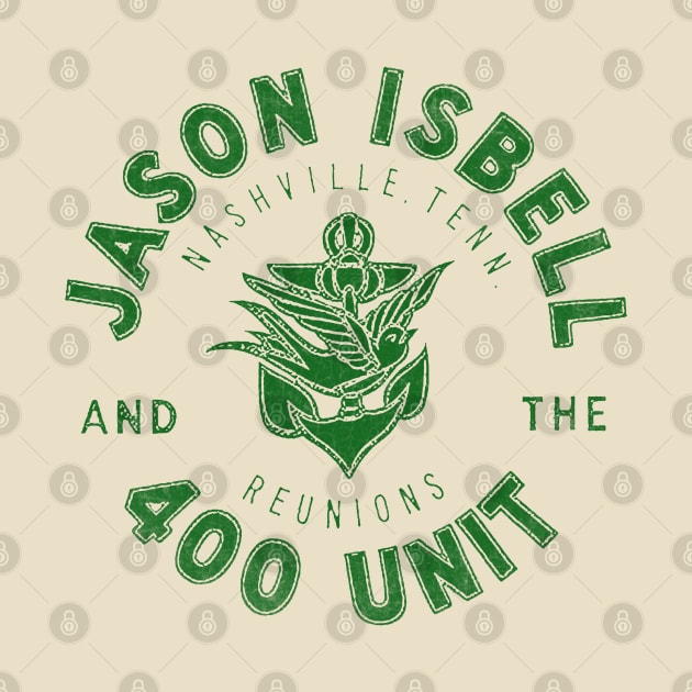 jason isbell // green solid style by Loreatees