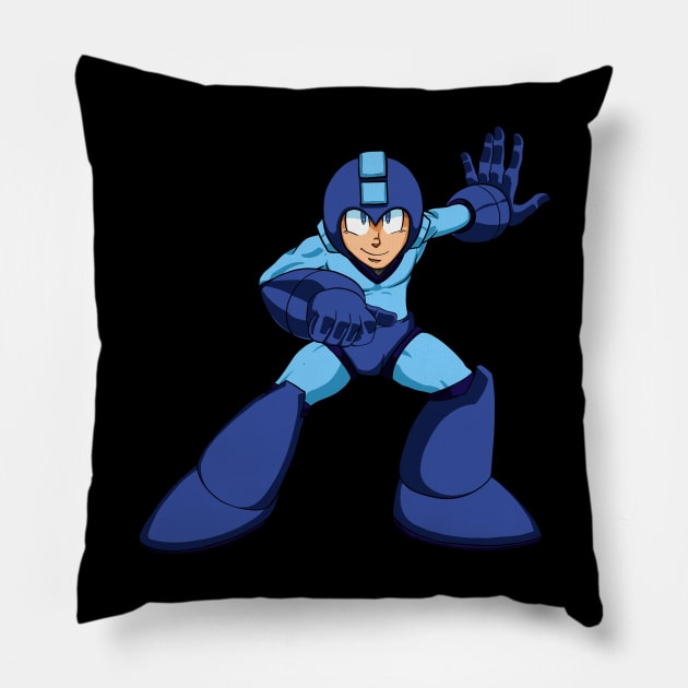 Mega Man Pillow by KnightLineArt