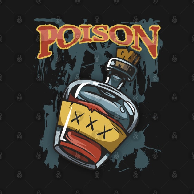 Poison Potion Bottle Birthday Gift Shirt by KAOZ