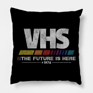 Vintage VHS - The Future Is Here Pillow