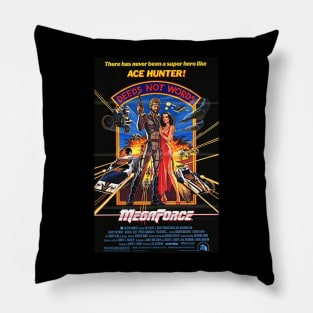 Classic Science Fiction Movie Poster - MegaForce Pillow