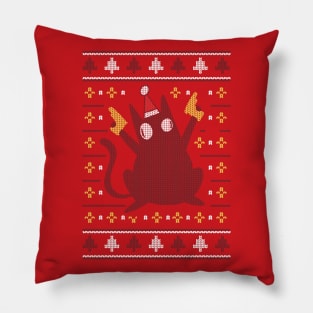 CAT UGLY CHRISTMAS SWEATER Pillow