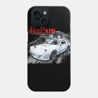 iNTIAL D Ryosuke Takahashi FC vs Kyoichi Sudo EVO Drift Car Battle RED SUNS EMPERIOR Phone Case