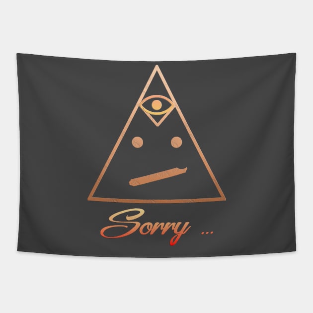 Sorry Tapestry by Esus Store