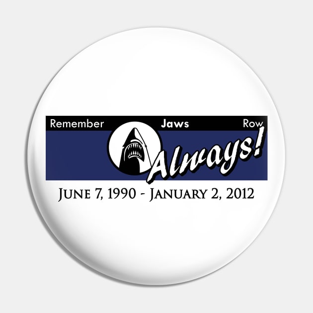 Remember Jaws Parking Sign with Date Pin by Underdog Designs