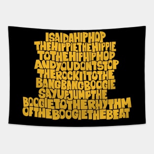 „Rapper's Delight“ Old School Graffiti Design Tapestry