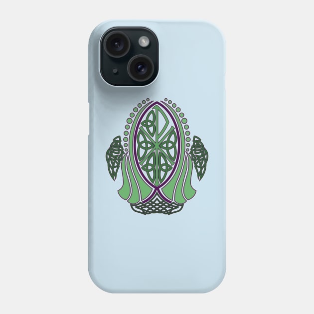 Chi-Rho-Fish 5 Phone Case by The Knotty Works