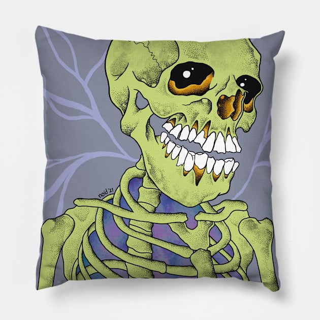 Dead by hate - Colored version Pillow by Arvilainoid