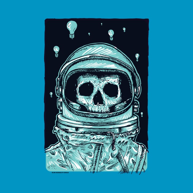 Skull Astronaut by Miskatonic