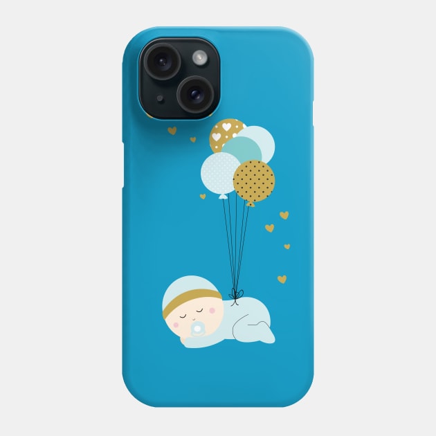 Baby boy Phone Case by grafart