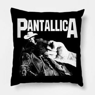 Pantallica Mega Poser Band Tee Pillow