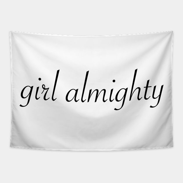 Girl almighty Tapestry by tothemoons