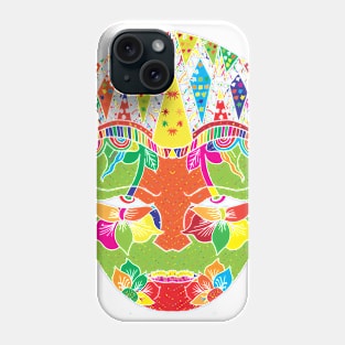 javanese mask decoration Phone Case