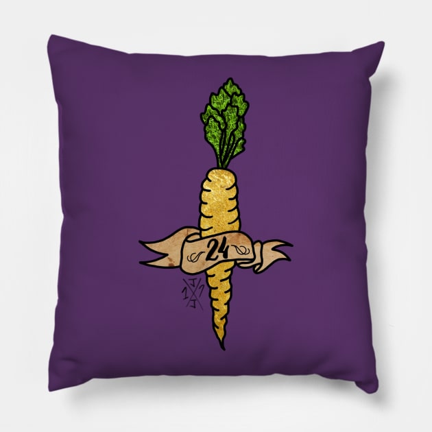 24k Pillow by Jewbacca