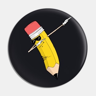 Back To School Dabbing Pencil Pin