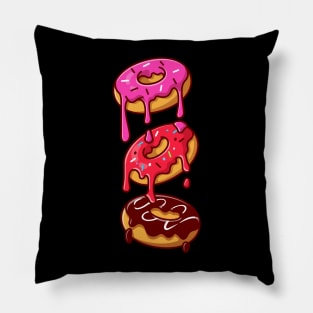 Yummy Floating Melted Doughnut Pillow