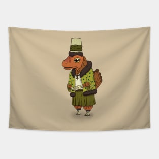 Chicken Newt Merchant Tapestry