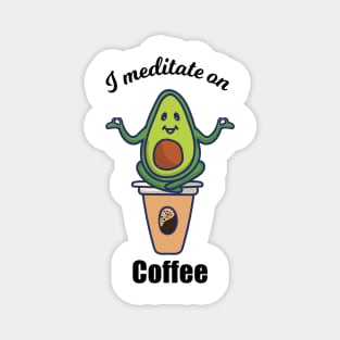 Yoga and Coffee Magnet