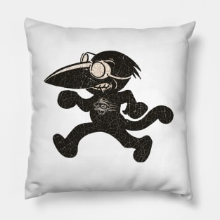 Racing Crow number 4 Pillow