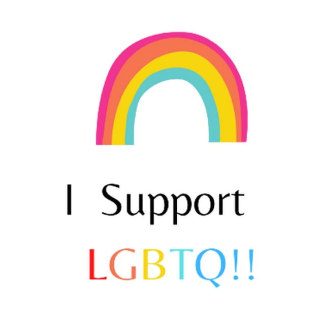 I support LGBTQ by ediemakesart