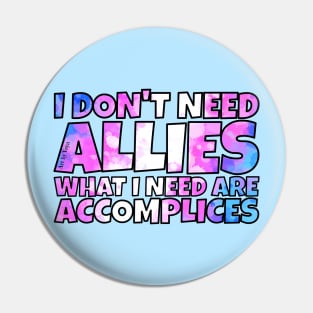 I don't need allies trans Pin