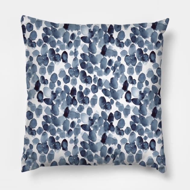 Watercolor Drops Pillow by kostolom3000