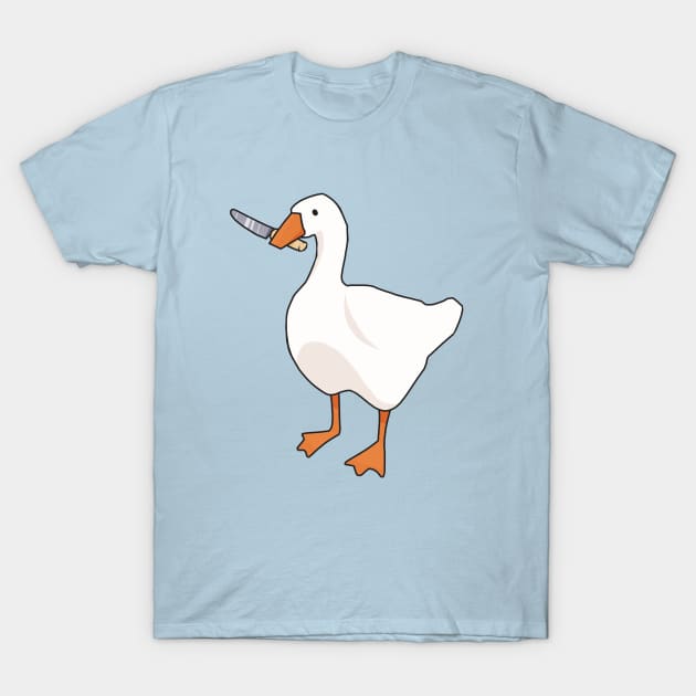 Goose with A Knife T-Shirt