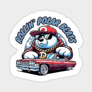 Cool Bear & Cool Car Magnet