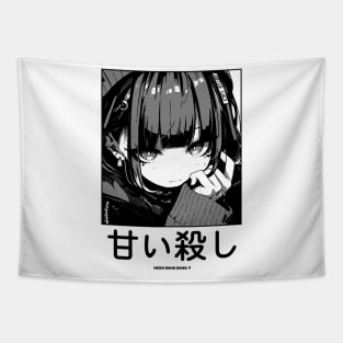 Kawaii Anime Cute Girl Japanese Manga Streetwear Urban Harajuku Style Tapestry