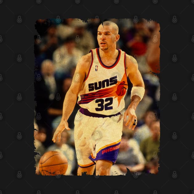 Jason Kidd - Vintage Design Of Basketball by JULIAN AKBAR PROJECT