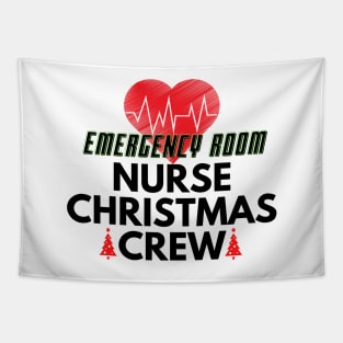 Emergency Room Nurse Christmas Crew Tapestry