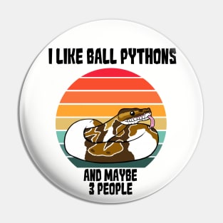 I Like Ball Pythons...and Maybe 3 People Pin