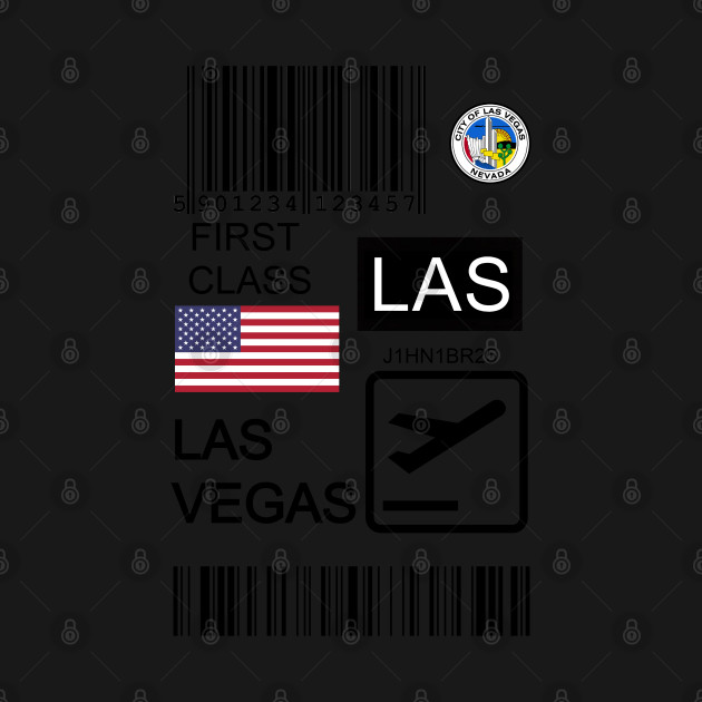 Discover Las Vegas United States travel ticket - Las Vegas - T-Shirt