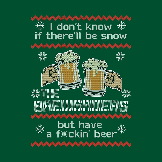 Brewsaders Ugly Christmas Sweater by The_Brewsaders_Podcast