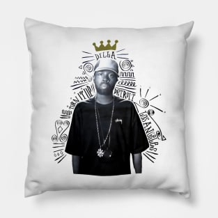 Dilla  aesthetic art Pillow