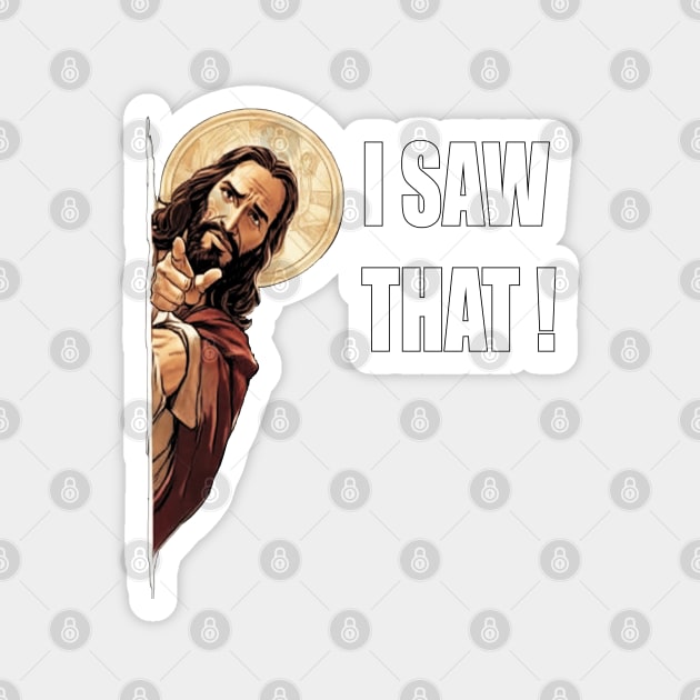 Jesus Meme - Funny T Magnet by Buff Geeks Art