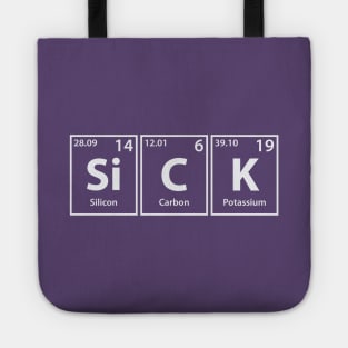 Sick (Si-C-K) Periodic Elements Spelling Tote