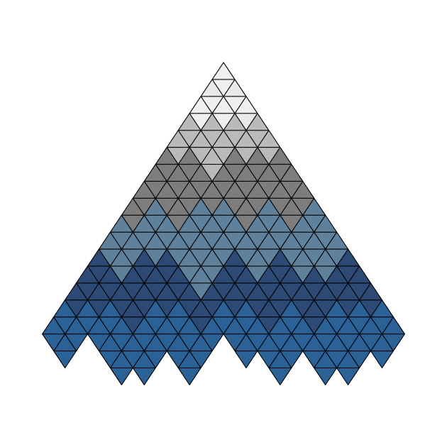 Geo Mountain Triangles by djhyman