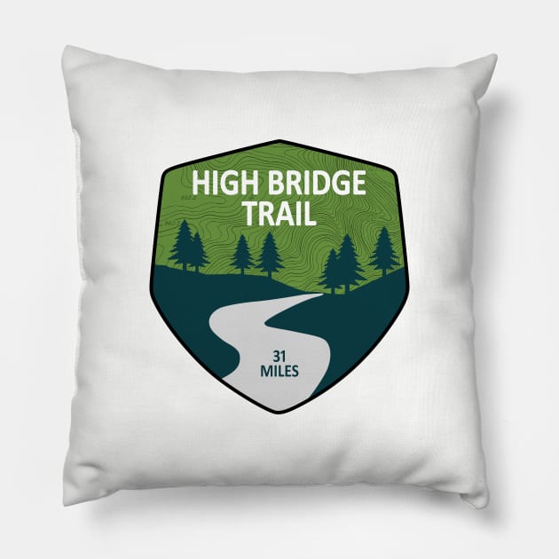 High Bridge Trail Pillow by esskay1000