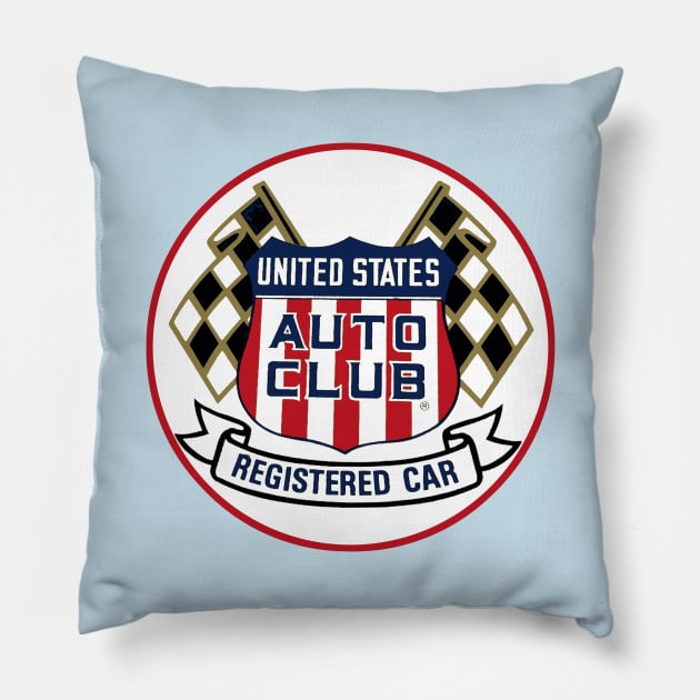 Auto Club Pillow by Midcenturydave